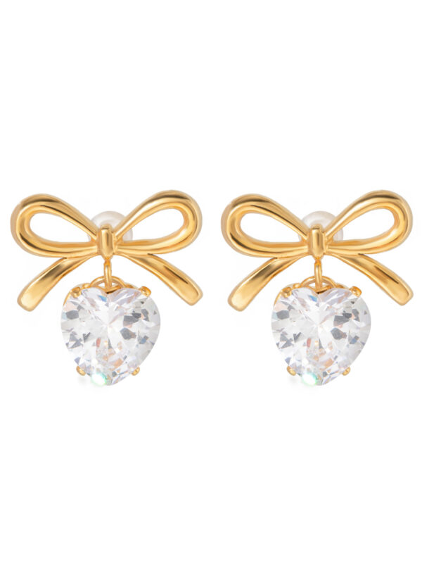 LOVE ZIRCON EARRING